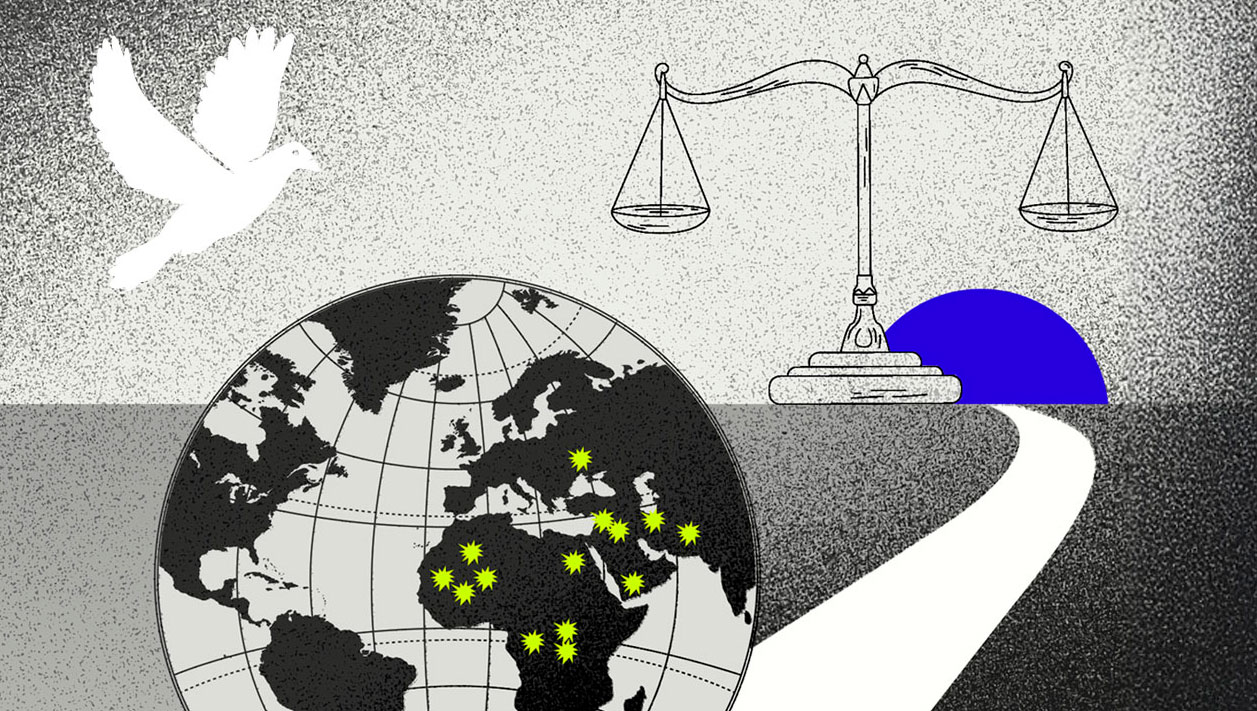 Conflictes armats i crims internacionals: Accions per una pau justa